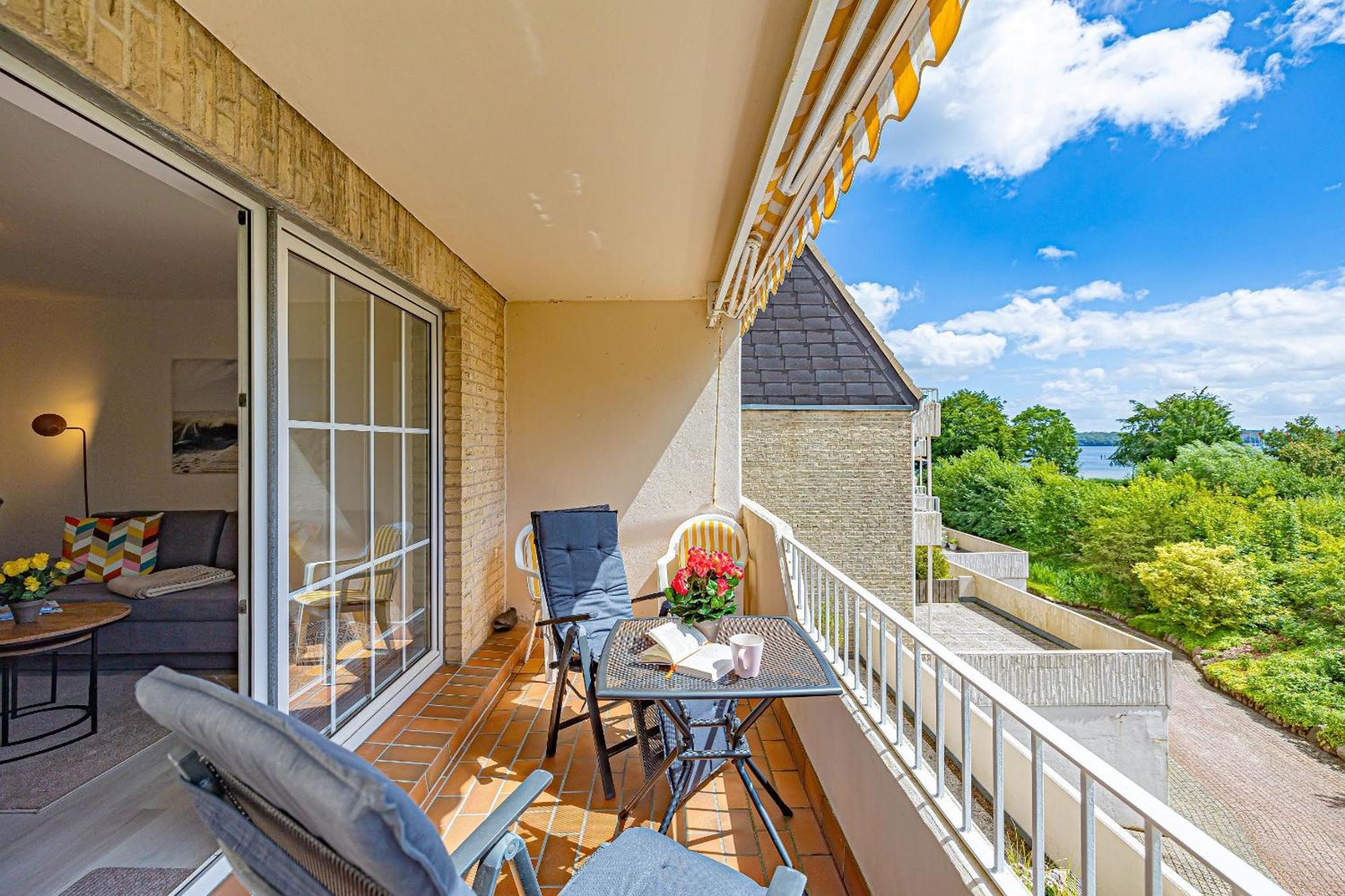 Fewo1846 - Strandresidenz Wassersleben Suedblick App 689 - Komfortables Apartment Mit Balkon Und Meerblick Harrislee Kültér fotó
